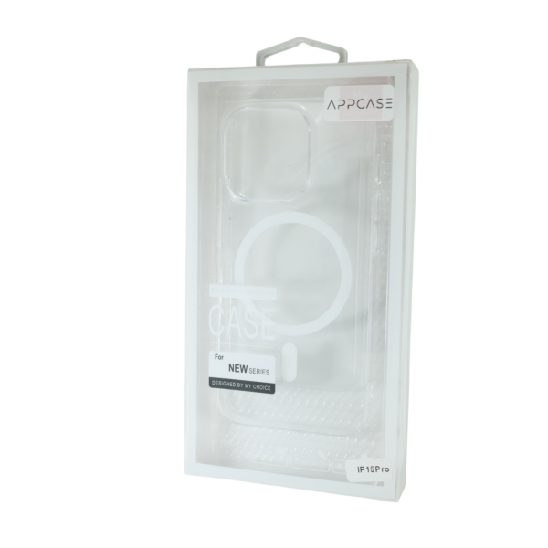 Калъф AppCase Crystal Transparent Magsafe IPhone 15 Pro