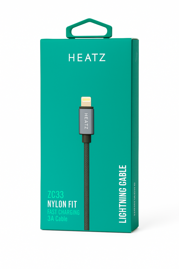 Кабел Heatz Speed Line USB to Lightning 2.4A (1m)