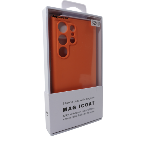 Калъф Full Silicone Cover Orange Samsung Galaxy S24 Ultra