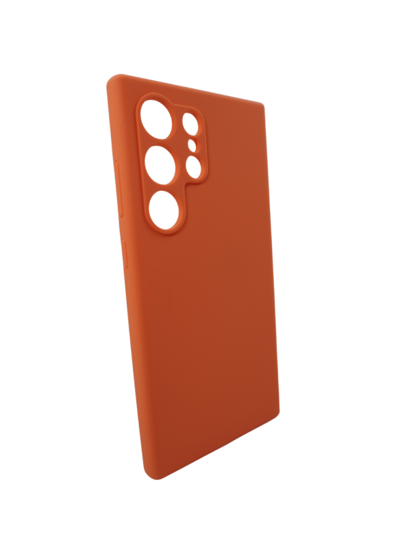 Калъф Full Silicone Cover Orange Samsung Galaxy S24 Ultra - Image 3