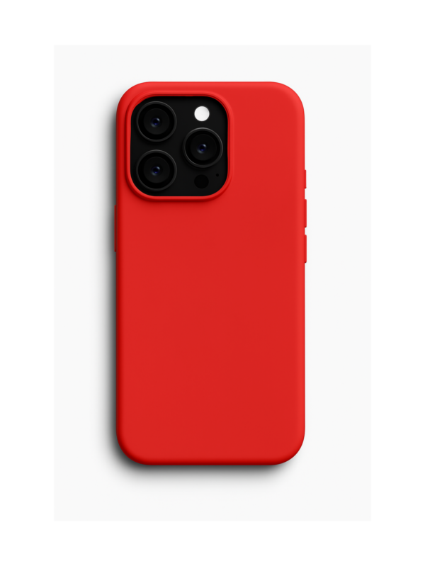 Калъф Silicone Case Red IPhone 15