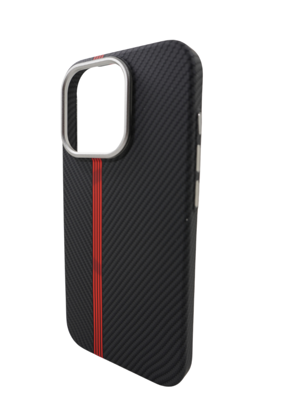 КалъфCarbon Black with Magnetic Ring iPhone 16 Pro Max - Image 2