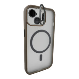 Калъф с поставка Force with Magnetic Ring Natural iPhone 16 Pro Max