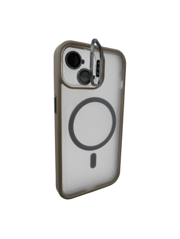 Калъф с поставка Force with Magnetic Ring Natural iPhone 16 Pro Max - Image 2