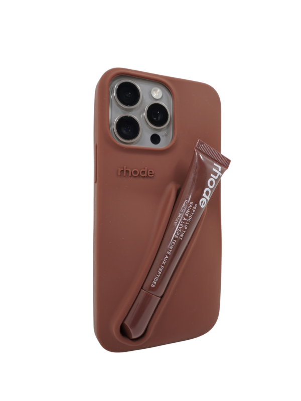 Силиконов калъф за телефон с червило Rhode 16 Pro Max Espresso