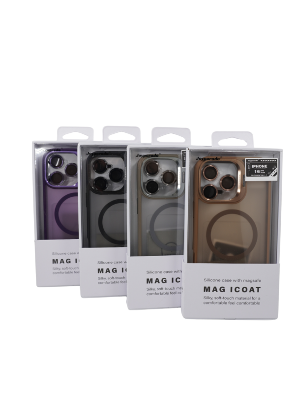 Калъф с поставка Force with Magnetic Ring Natural iPhone 16 Pro Max - Image 5