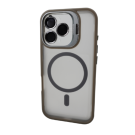 Калъф с поставка Force with Magnetic Ring Natural iPhone 16 Pro Max