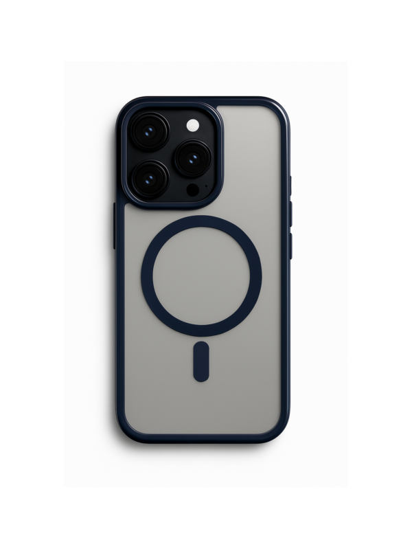 Калъф Blur Case with Magnetic Ring Blue iPhone 16 Pro Max