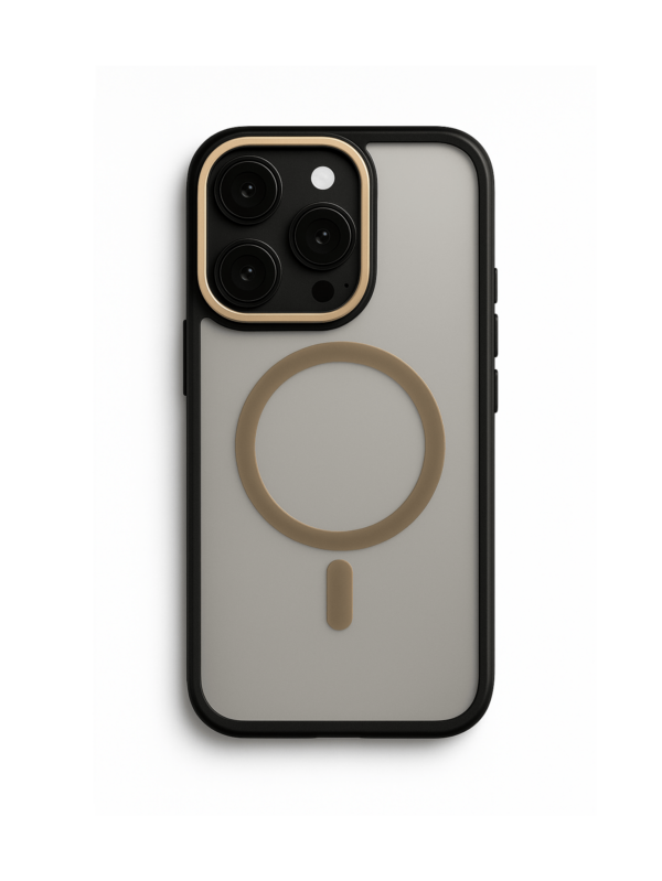Калъф Blur Case with Magnetic Ring Gold iPhone 16 Pro Max