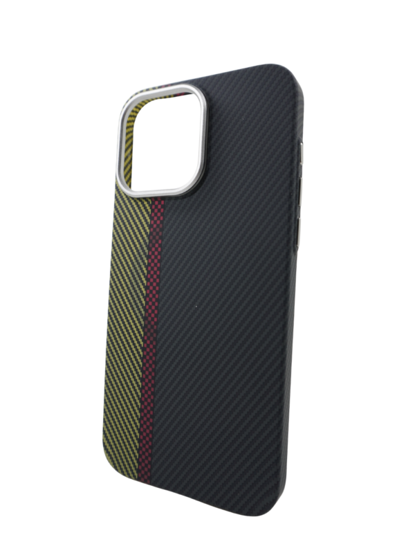 КалъфCarbon 3 colors with Magnetic Ring iPhone 16 Pro Max