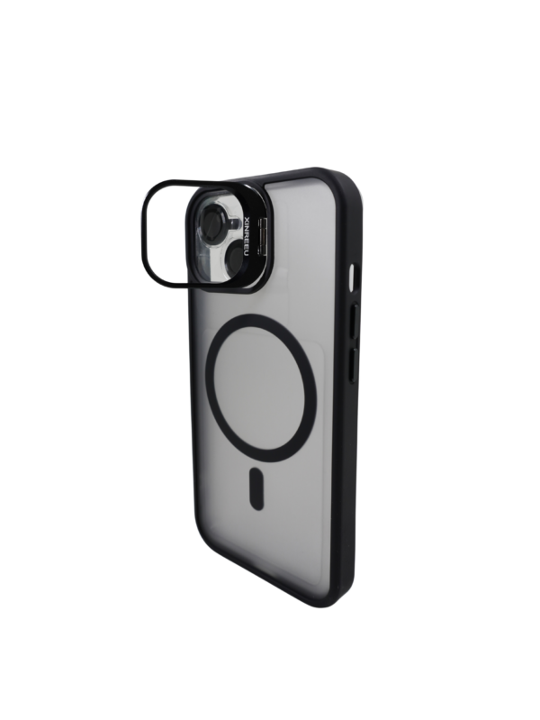Калъф с поставка Force with Magnetic Ring Black iPhone 16 Pro Max - Image 2