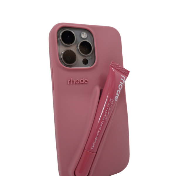 Силиконов калъф за телефон с червило Rhode 14/15 Pro Max Salty Tan