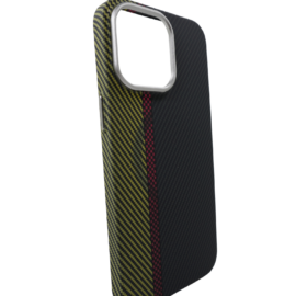 КалъфCarbon 3 colors with Magnetic Ring iPhone 16 Pro Max