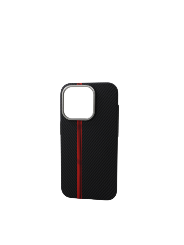КалъфCarbon Black with Magnetic Ring iPhone 16 Pro Max