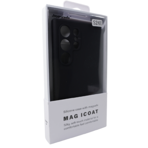 Калъф Full Silicone Cover Black Samsung Galaxy S24 Ultra