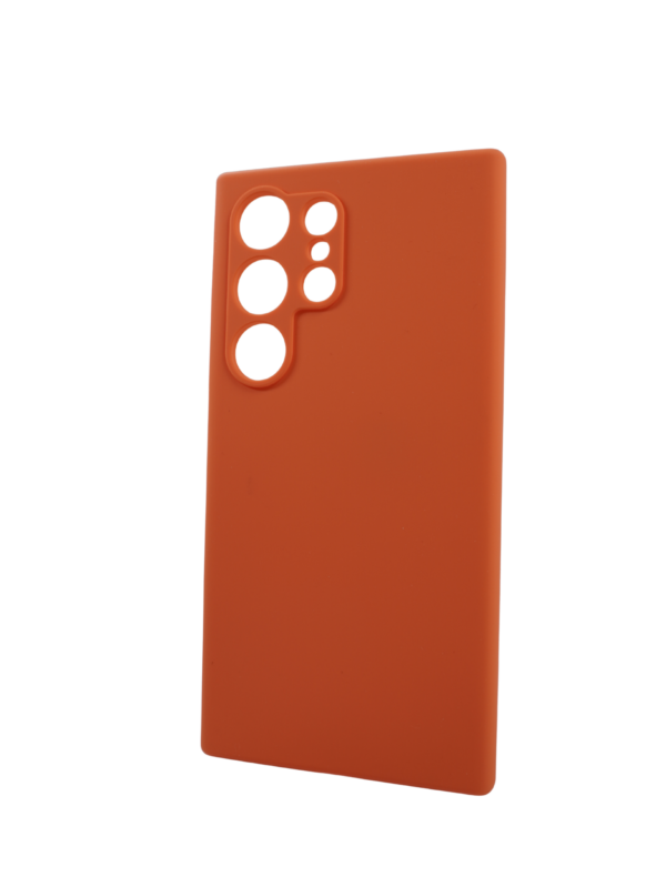 Калъф Full Silicone Cover Orange Samsung Galaxy S24 Ultra - Image 4