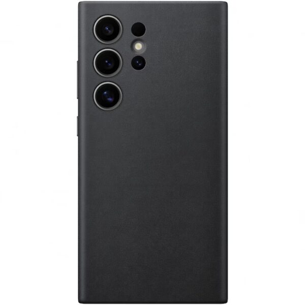 Калъф Samsung Leather Cover за Samsung Galaxy S24 Ultra Черен