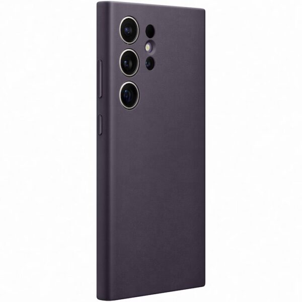 Калъф Samsung Leather Cover за Samsung Galaxy S24 Ultra Тъмно лилав - Image 2