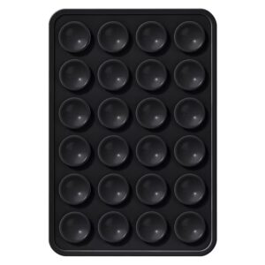 Силиконова залепваща се стойка с вендузи за калъф за телефон Black