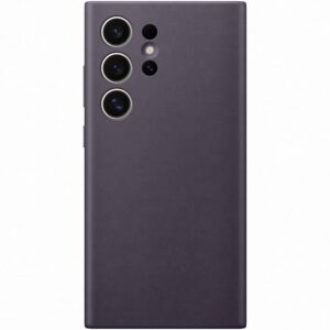 Калъф Samsung Leather Cover за Samsung Galaxy S24 Ultra Тъмно лилав