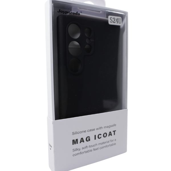 Калъф Full Silicone Cover Black Samsung Galaxy S24 Ultra