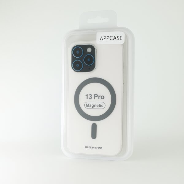 Калъф AppCase Matte Gray Transparent Magsafe IPhone 13 Pro
