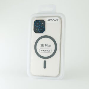 Калъф AppCase Matte Gray Transparent Magsafe IPhone 15 Plus