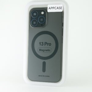Калъф AppCase Matte Black Transparent Magsafe IPhone 13 Pro