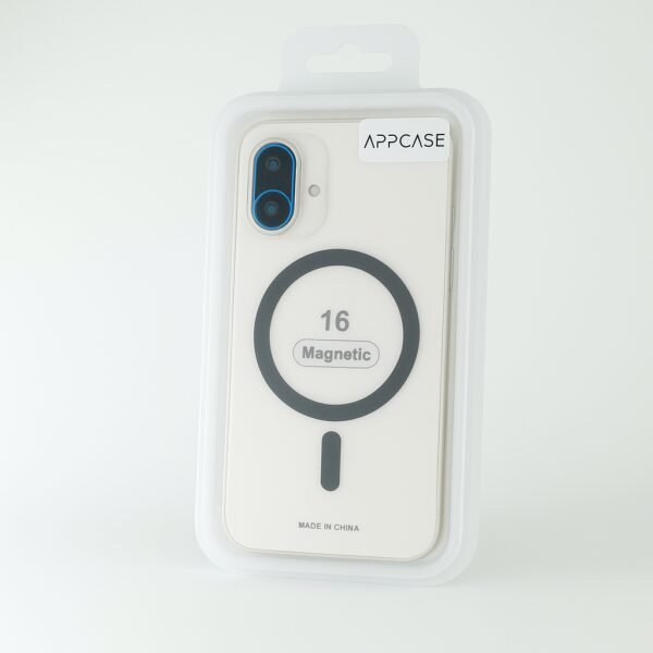 Калъф AppCase Matte Gray Transparent Magsafe IPhone 16