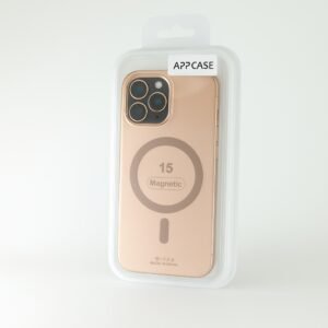Калъф AppCase Matte Gray Transparent Magsafe IPhone 15