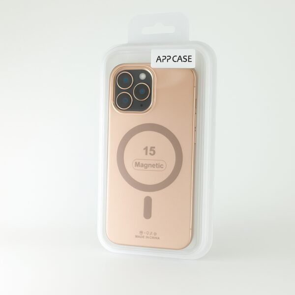 Калъф AppCase Matte Gray Transparent Magsafe IPhone 15