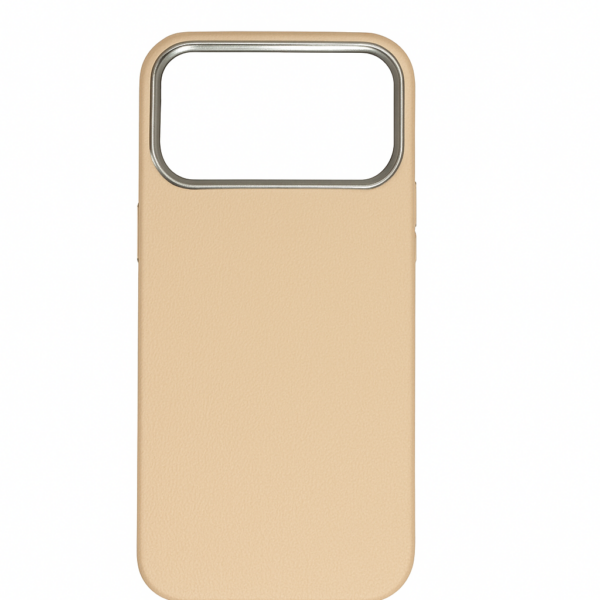 Калъф AppCase Leather Beige Magsafe IPhone 17 Pro Max