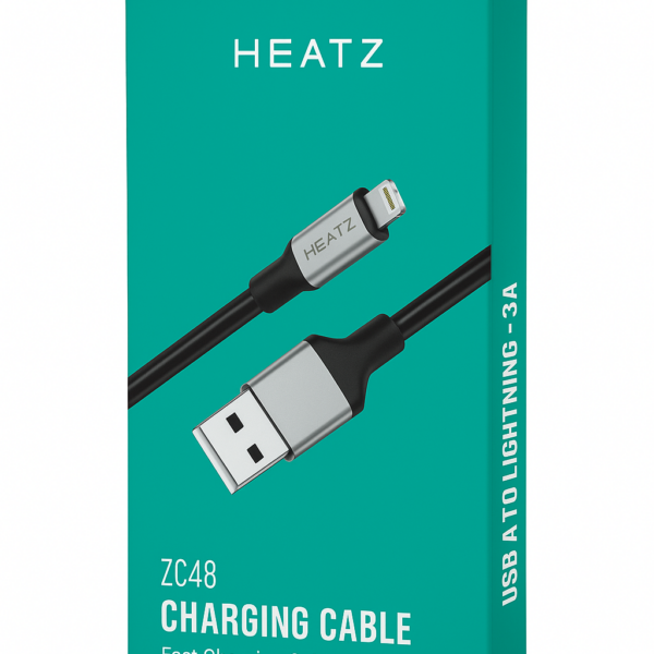 Кабел Heatz Metal USB to Lightning 2.4A (1m)