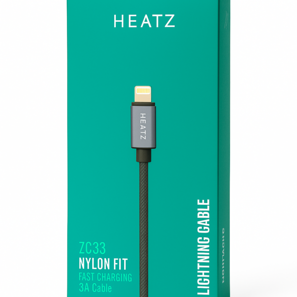Кабел Heatz Speed Line USB to Lightning 2.4A (1m)
