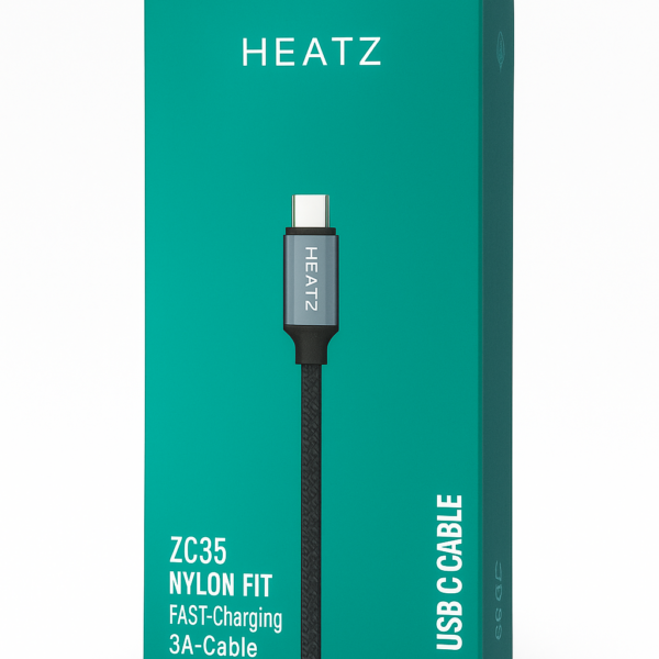 Кабел Heatz Speed Line USB to USB-C 2.4A (1m)