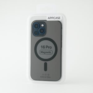Калъф AppCase Matte Black Transparent Magsafe IPhone 16 Pro