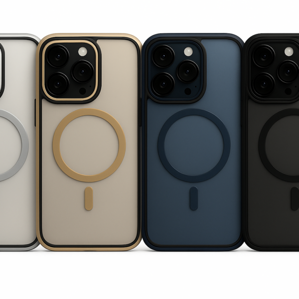 Калъф Blur Case with Magnetic Ring Silver iPhone 16 Pro