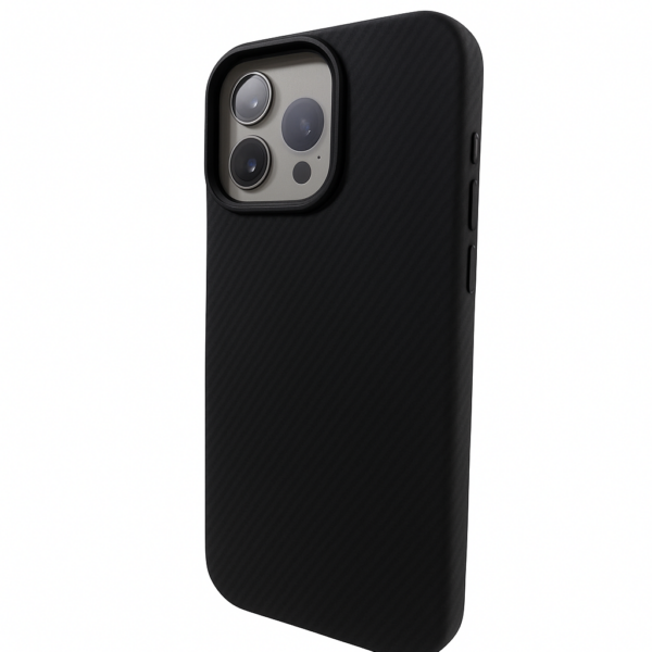 Калъф Carbon with Magnetic Ring iPhone 15 Pro