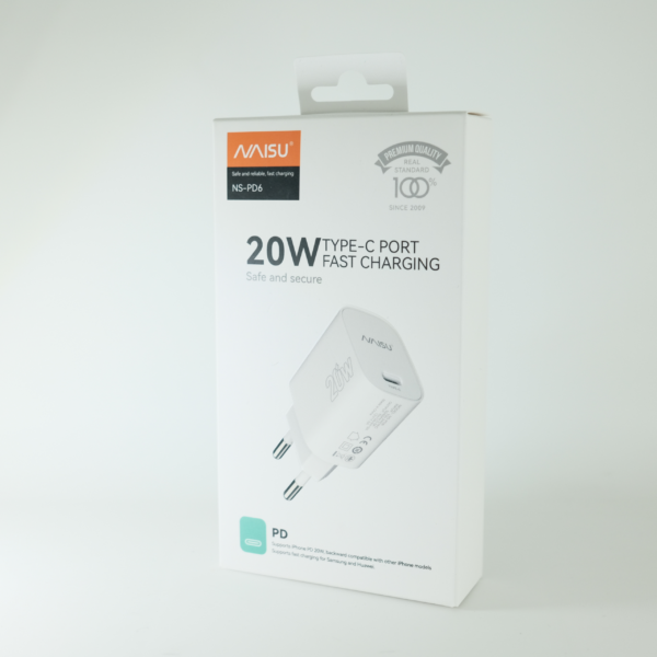 Зарядно NAISU Rapid 20W (TYPE-C)