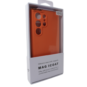 Калъф Full Silicone Cover Orange Samsung Galaxy S24 Ultra