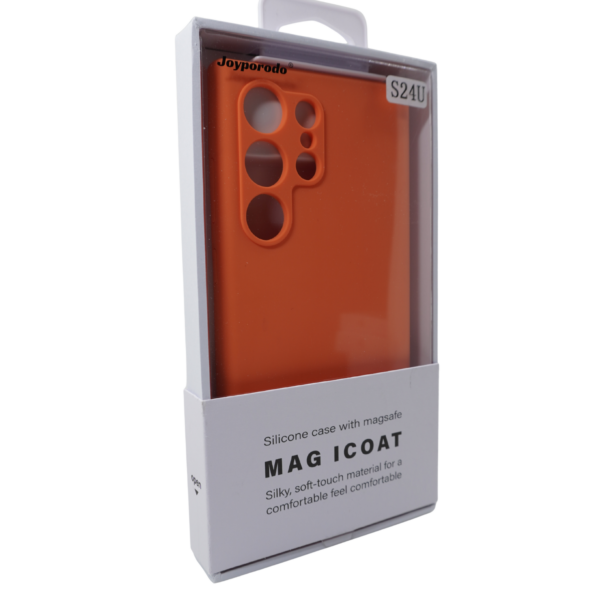 Калъф Full Silicone Cover Orange Samsung Galaxy S24 Ultra