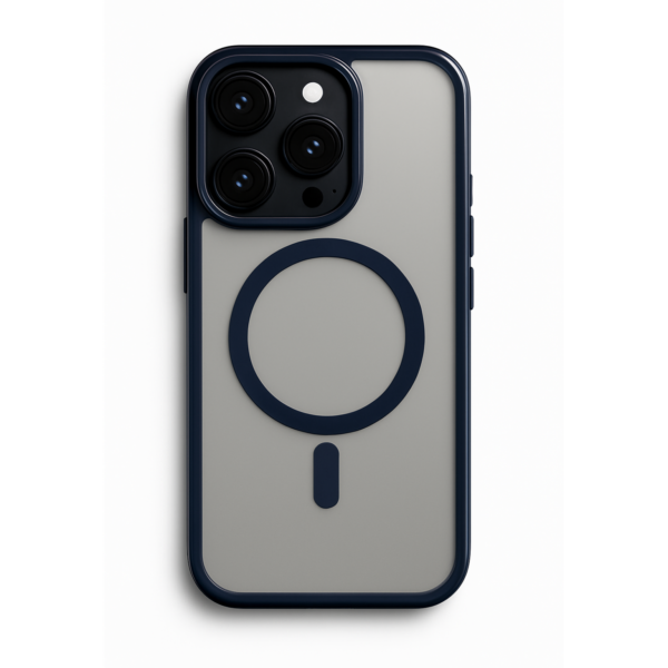 Калъф Blur Case with Magnetic Ring Blue iPhone 15 Pro