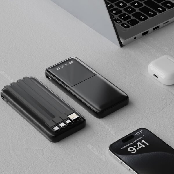 Power Bank Ven-Dens EnergyPulse 10000mAh Черен Power Bank
