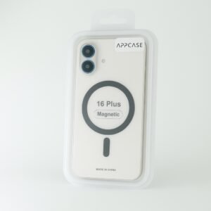 Калъф AppCase Matte Gray Transparent Magsafe IPhone 16 Plus