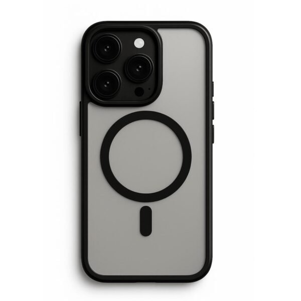 Калъф Blur Case with Magnetic Ring Black iPhone 15 Pro