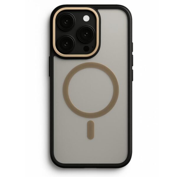 Калъф Blur Case with Magnetic Ring Gold iPhone 16 Pro