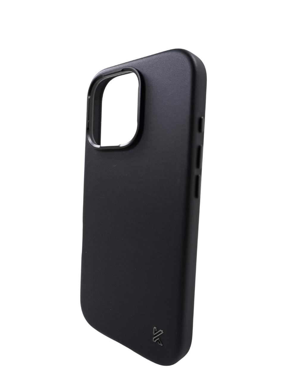 Калъф Leather with Magnetic Ring iPhone 15 Pro