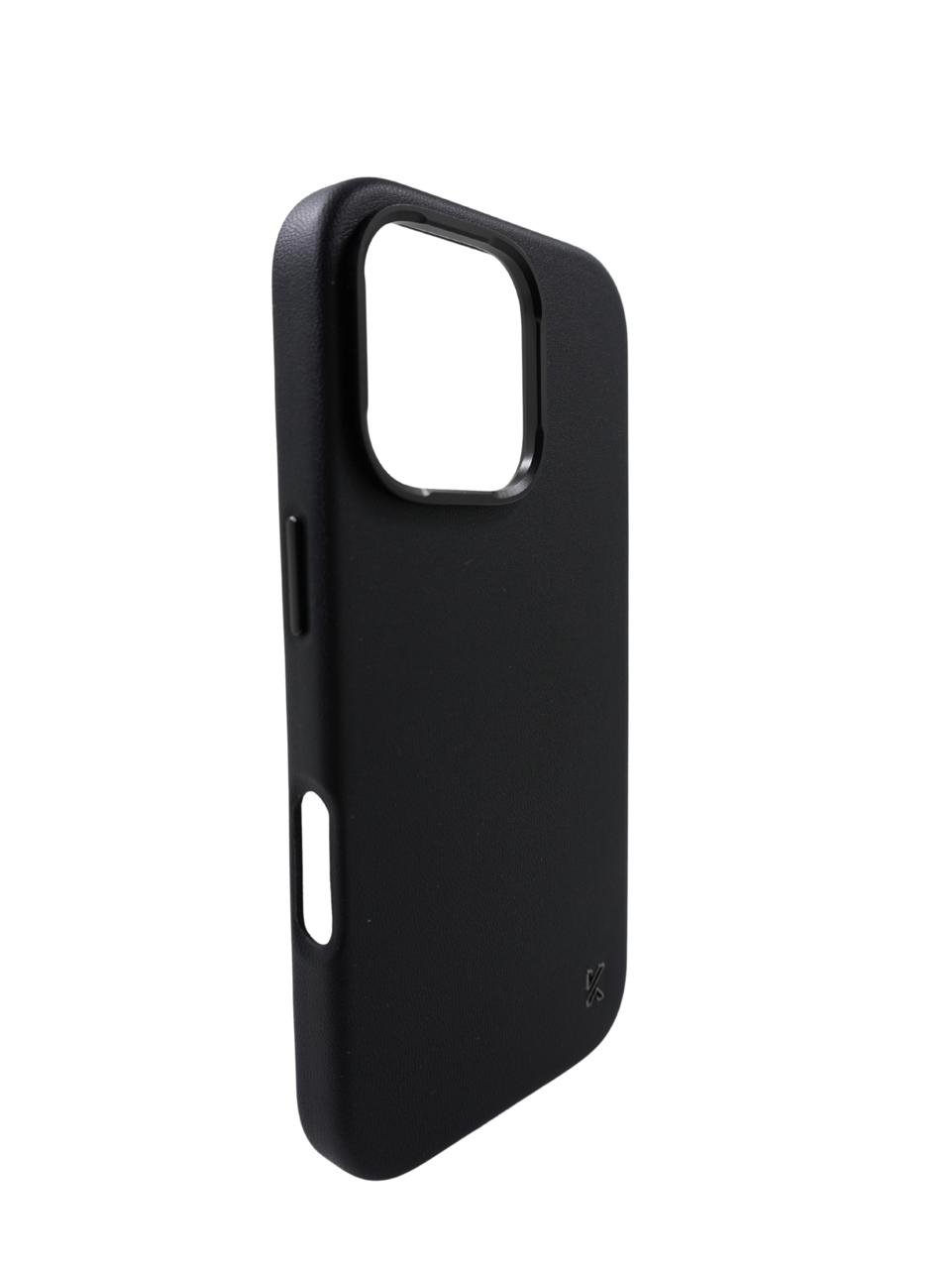 Калъф Leather with Magnetic Ring iPhone 15 Pro - Image 2