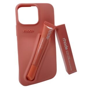 Силиконов калъф за телефон с червило Rhode 16 Pro Max Peach