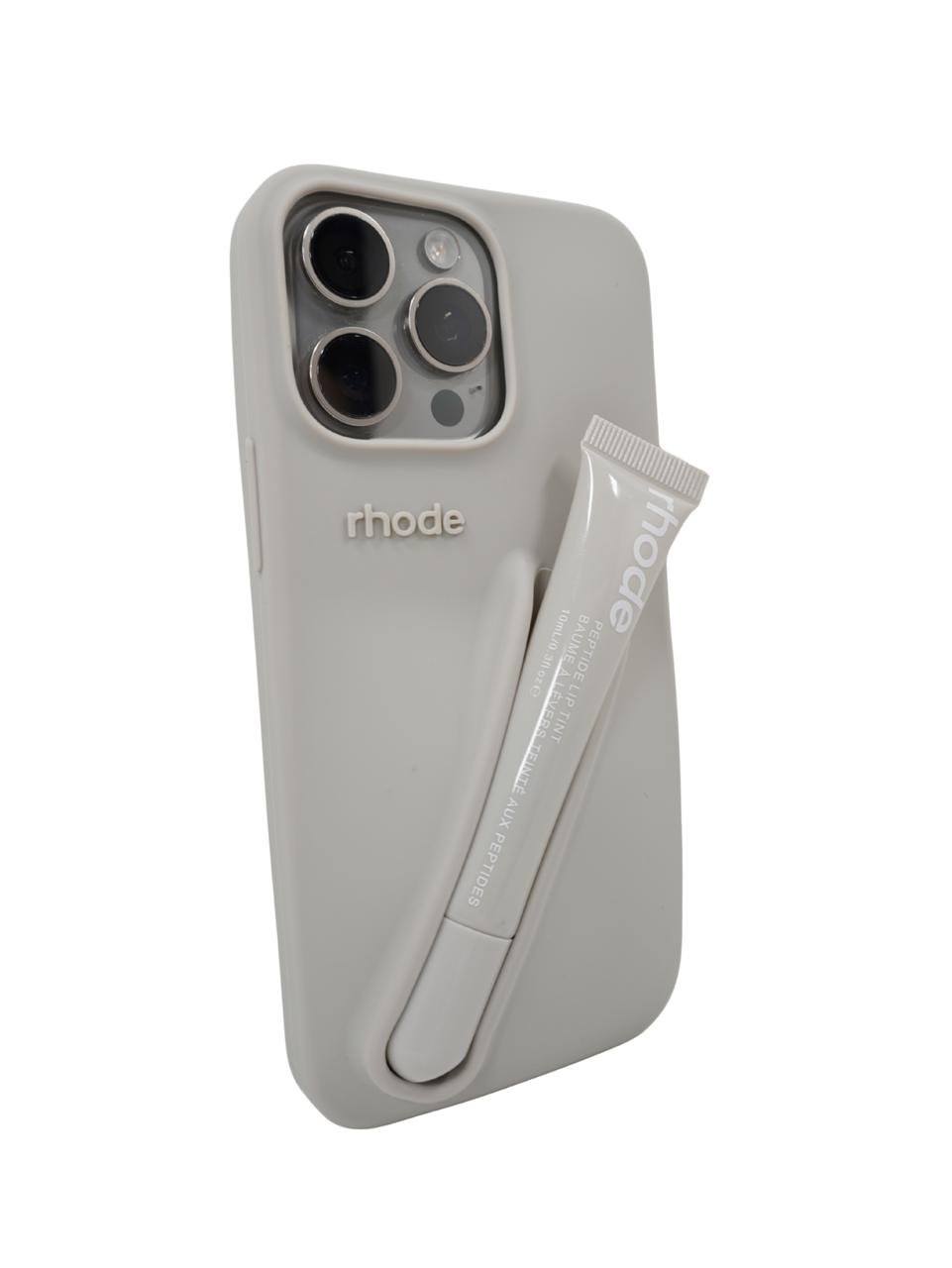 Силиконов калъф за телефон с червило Rhode 14/15 Pro Max Vanille - Image 4